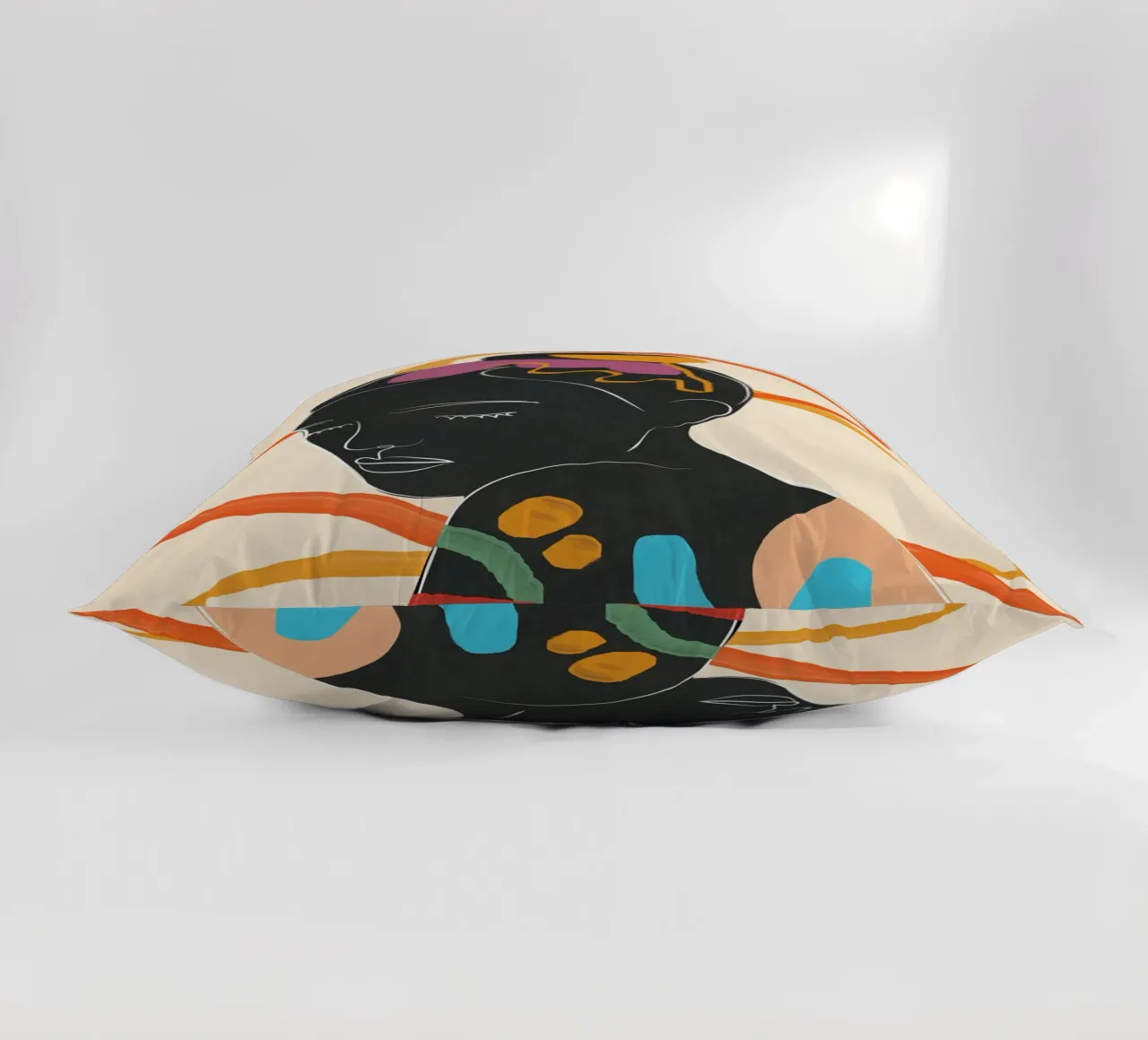 Modern Abstract Woman 2 cuscino da cityart