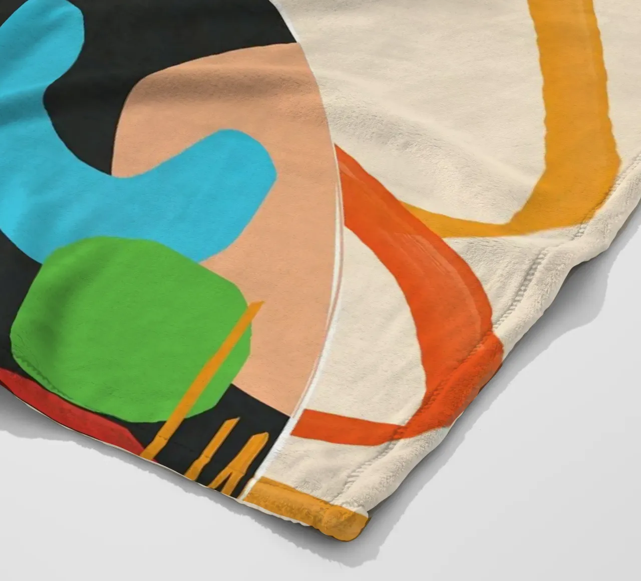Modern Abstract Woman 2 coperta in pile da cityart