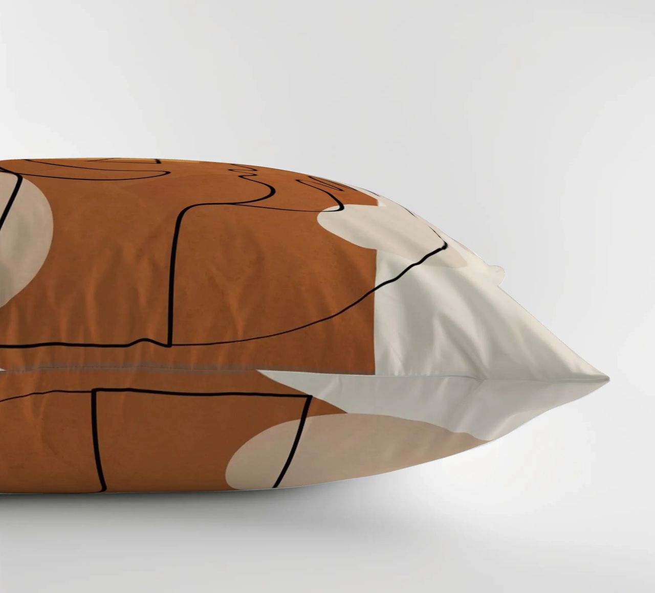 Abstract Clay Faces I cuscino da cityart