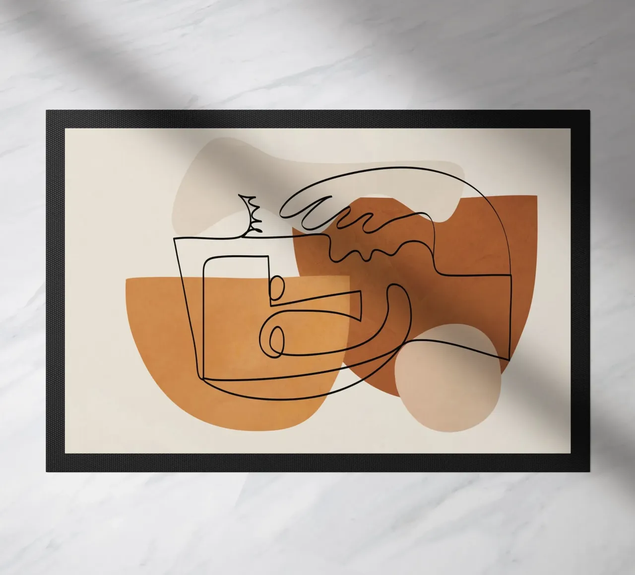 Abstract Clay Faces I zerbino da cityart