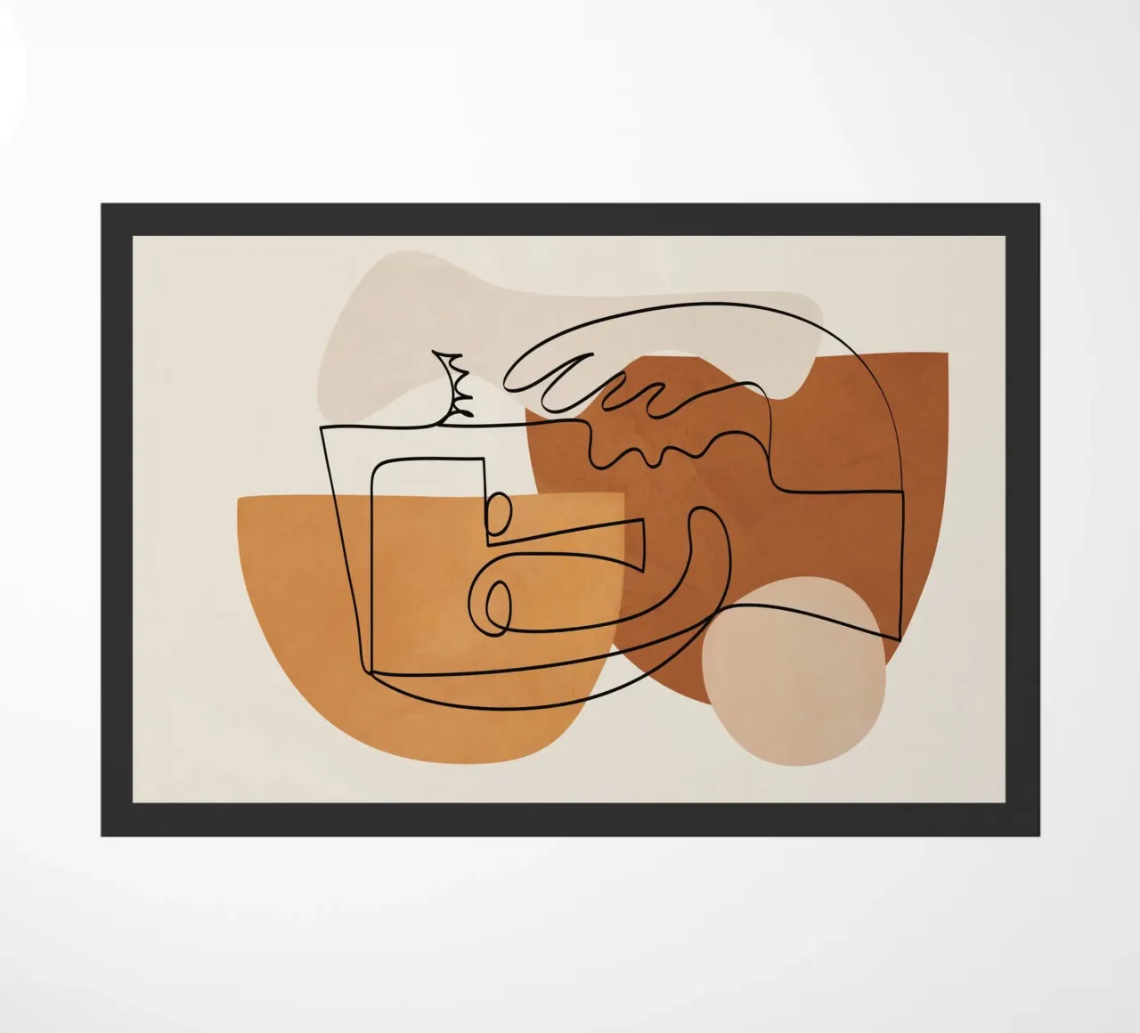 Abstract Clay Faces I zerbino da cityart