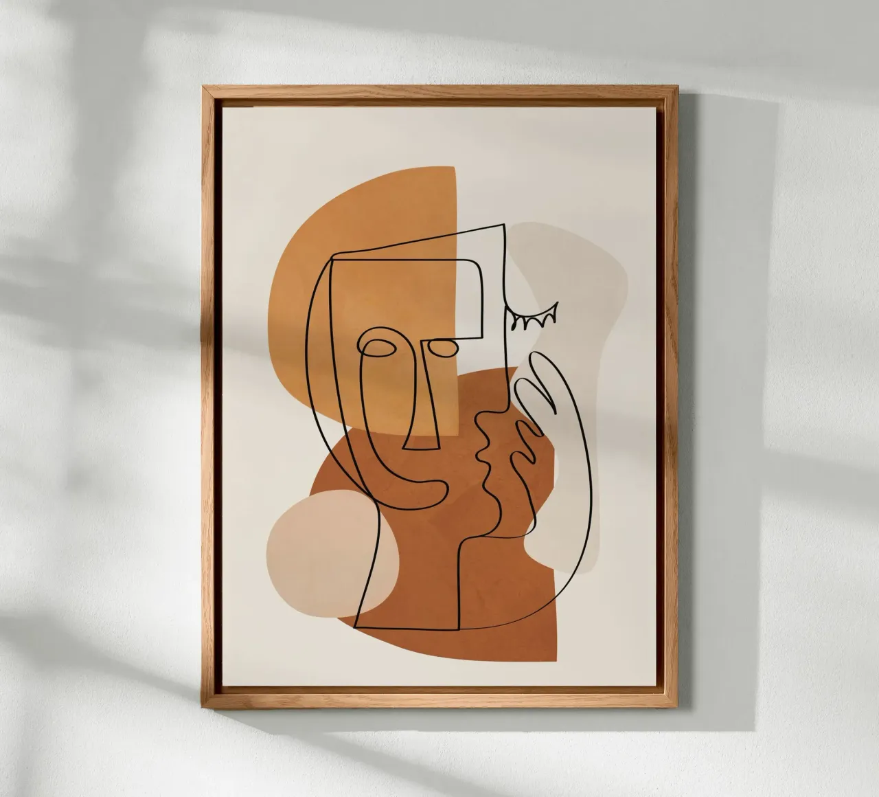 Abstract Clay Faces I alluminio dibond da cityart