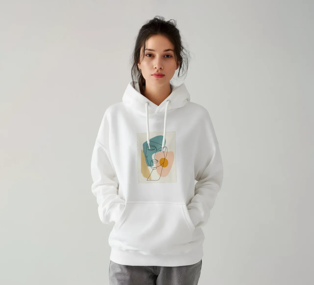 Abstract Faces 1 hoodie by cityart