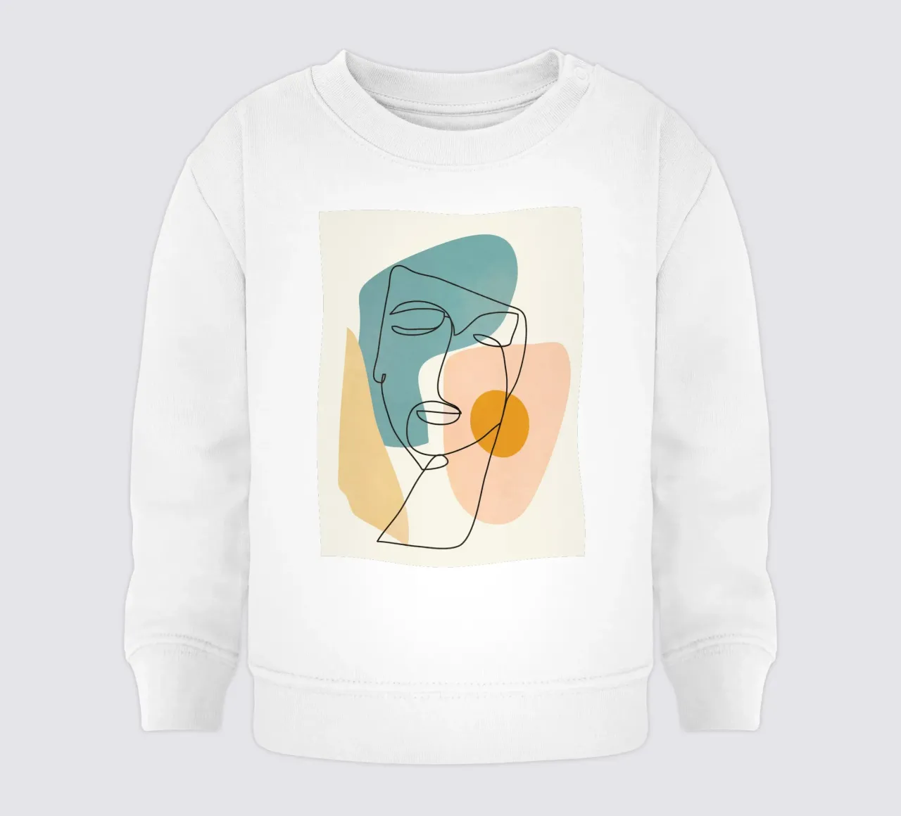 Abstract Faces 1 baby sweatshirt van cityart