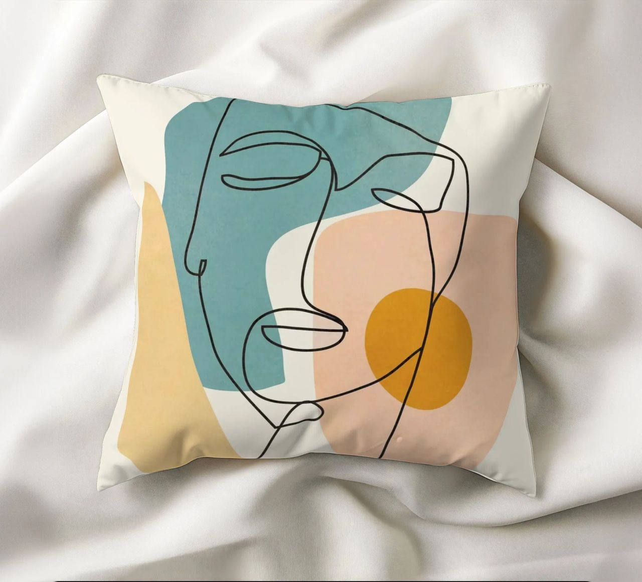 Abstract Faces 1 cuscino da cityart