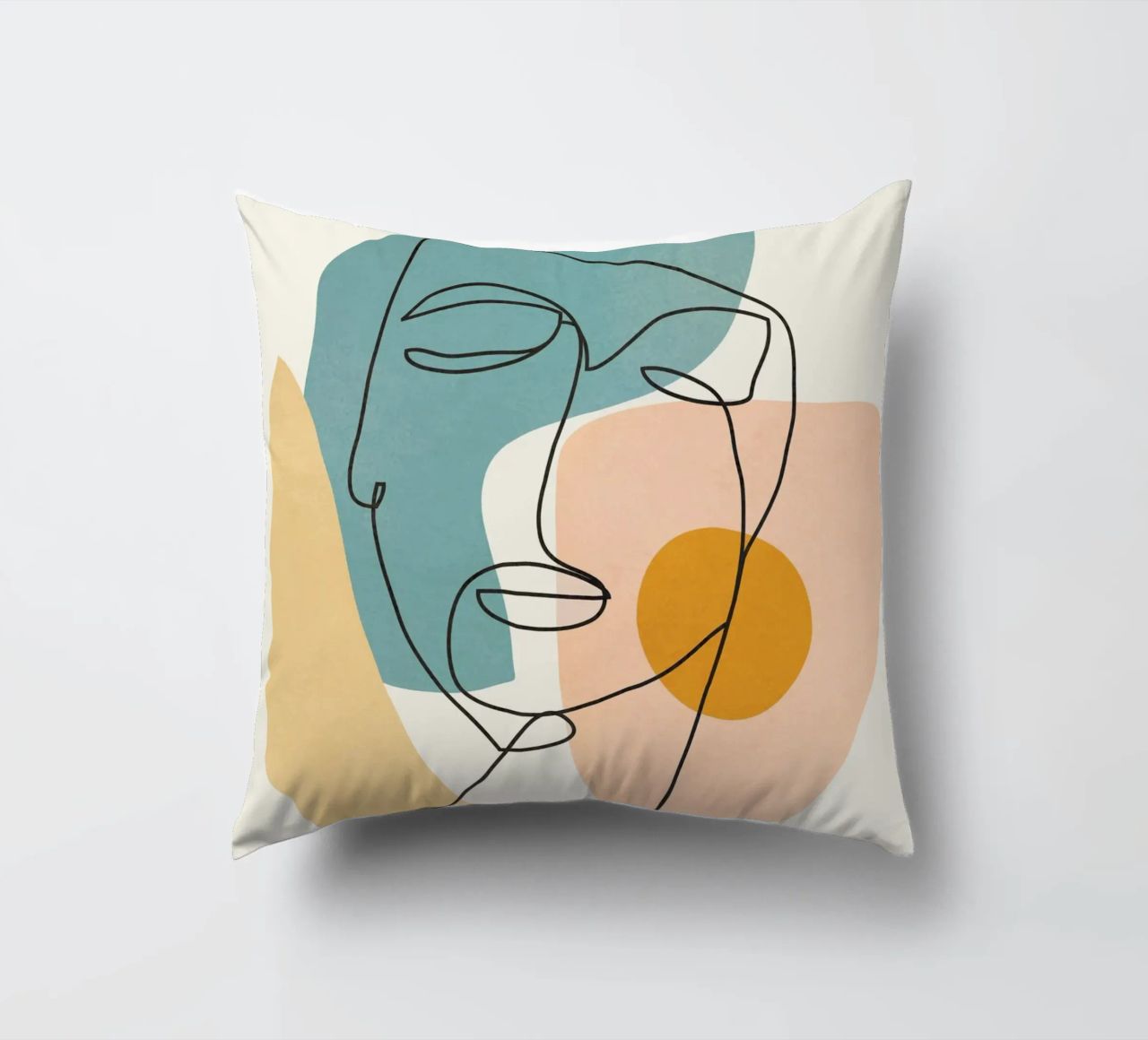 Abstract Faces 1 cuscino da cityart