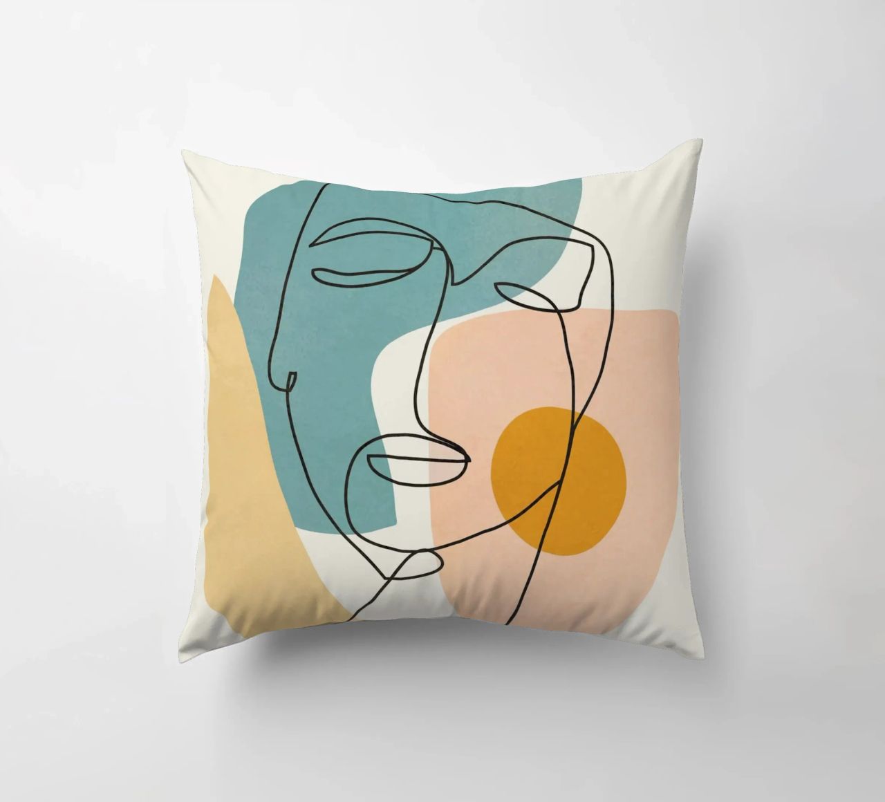 Abstract Faces 1 cuscino da cityart