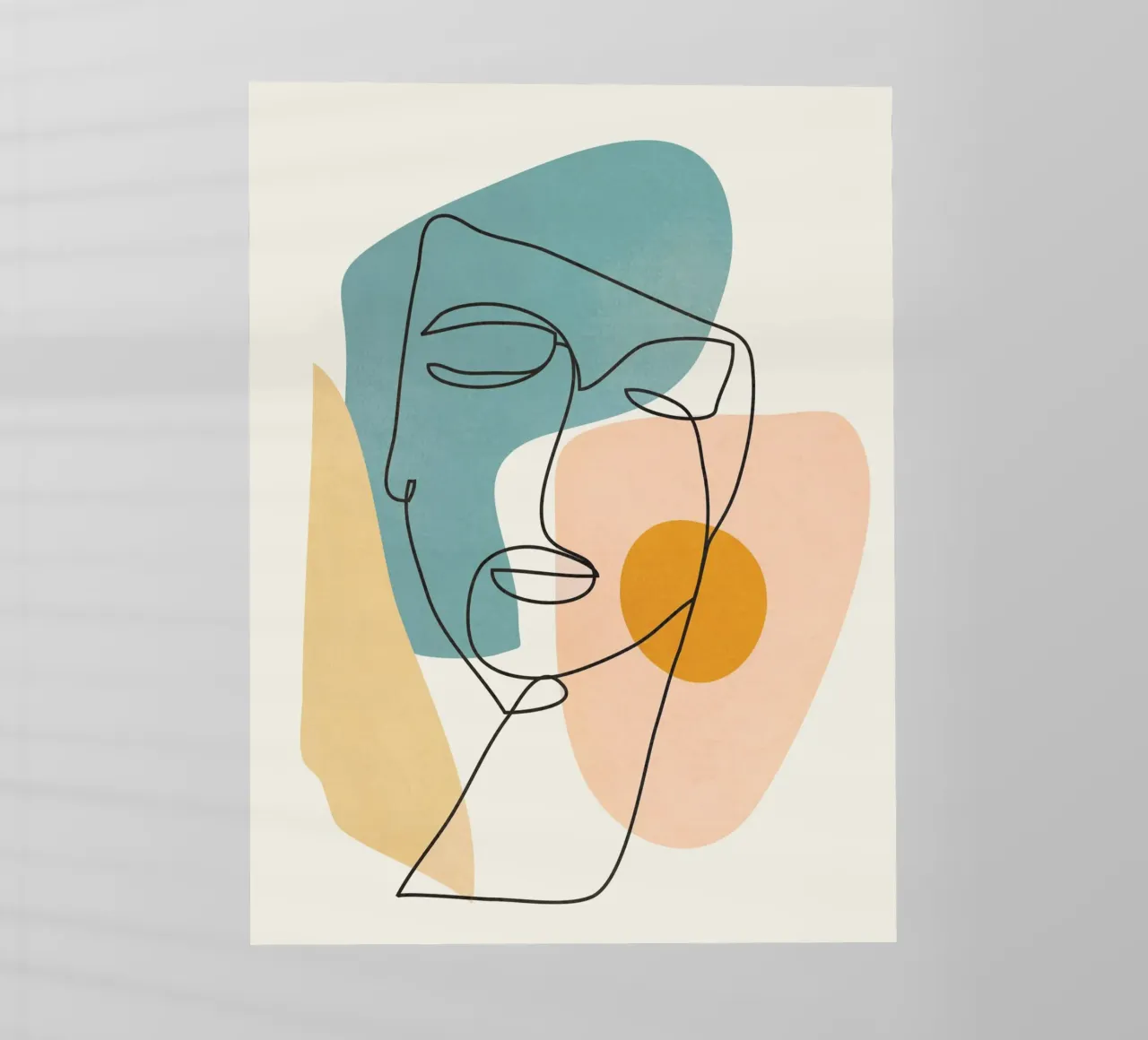 Abstract Faces 1 pellicola backlit da cityart