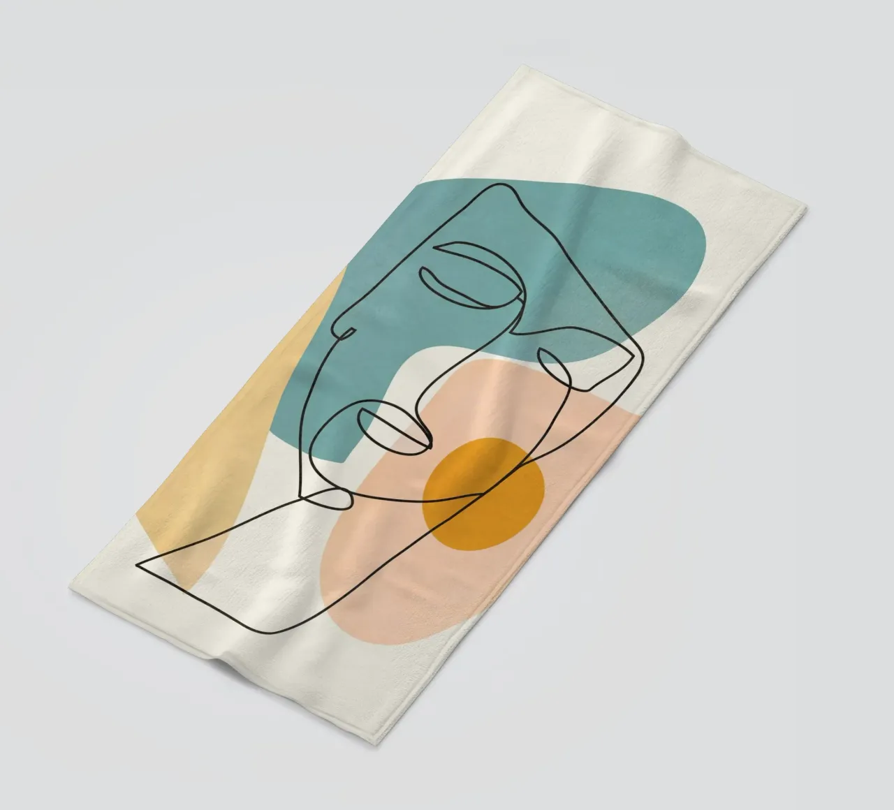 Abstract Faces 1 telo mare da cityart