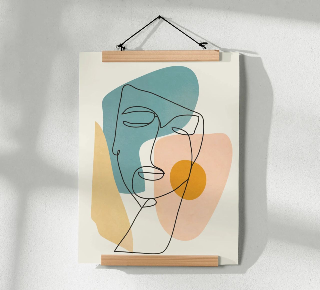 Abstract Faces 1 carta hahnemühle da cityart