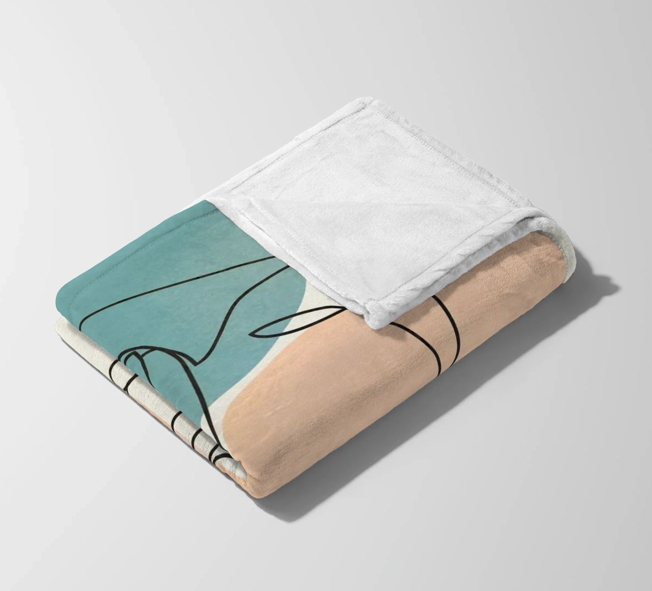 Abstract Faces 1 coperta in pile da cityart