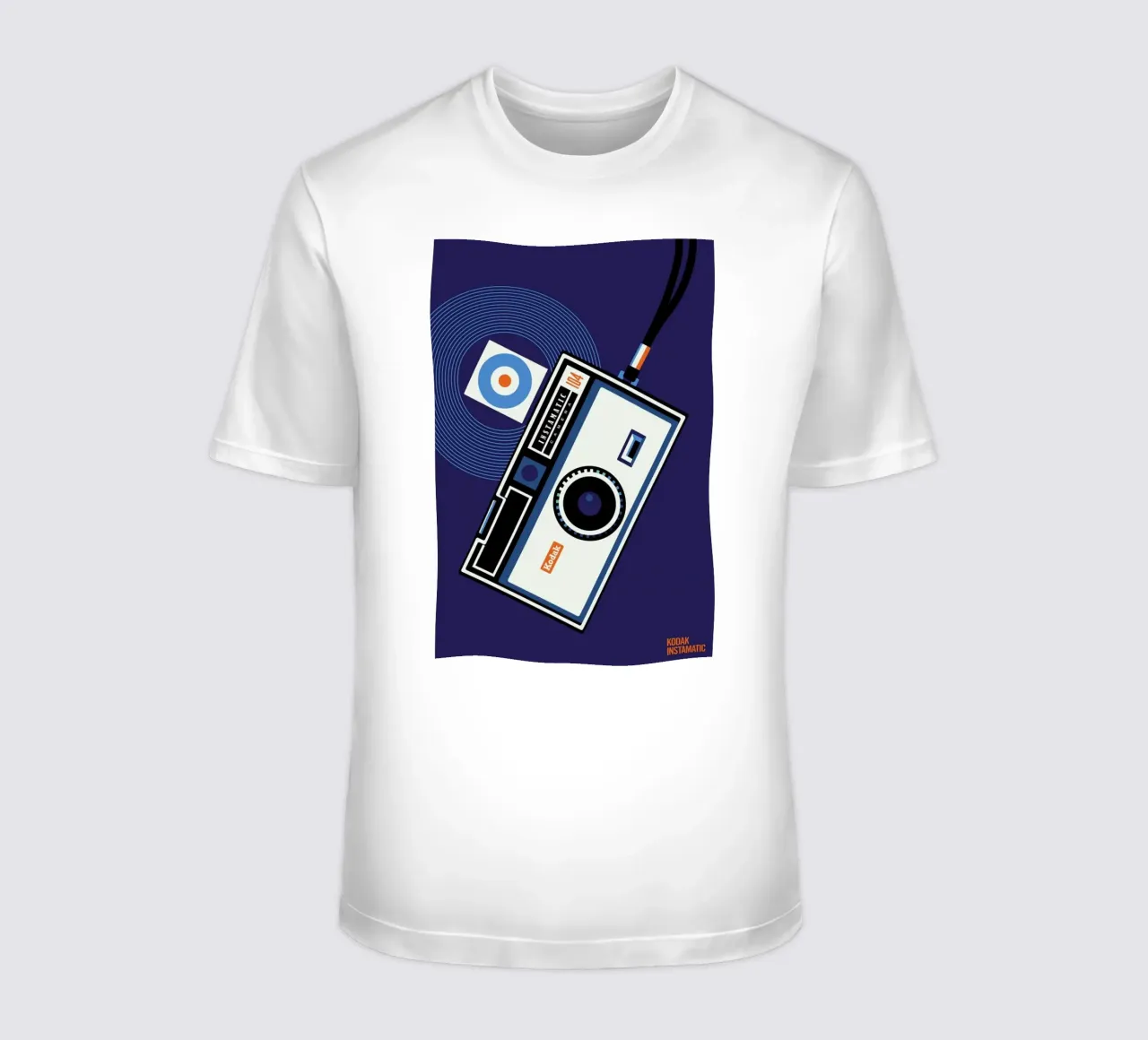 Icons Kodak Instamatic t-shirt da Bo Lundberg
