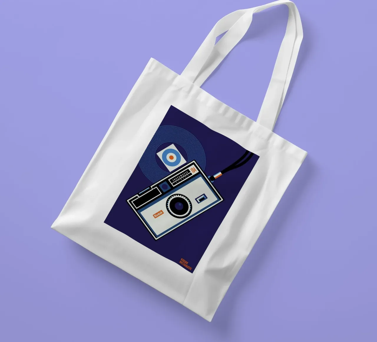 Icons Kodak Instamatic tote bag by Bo Lundberg