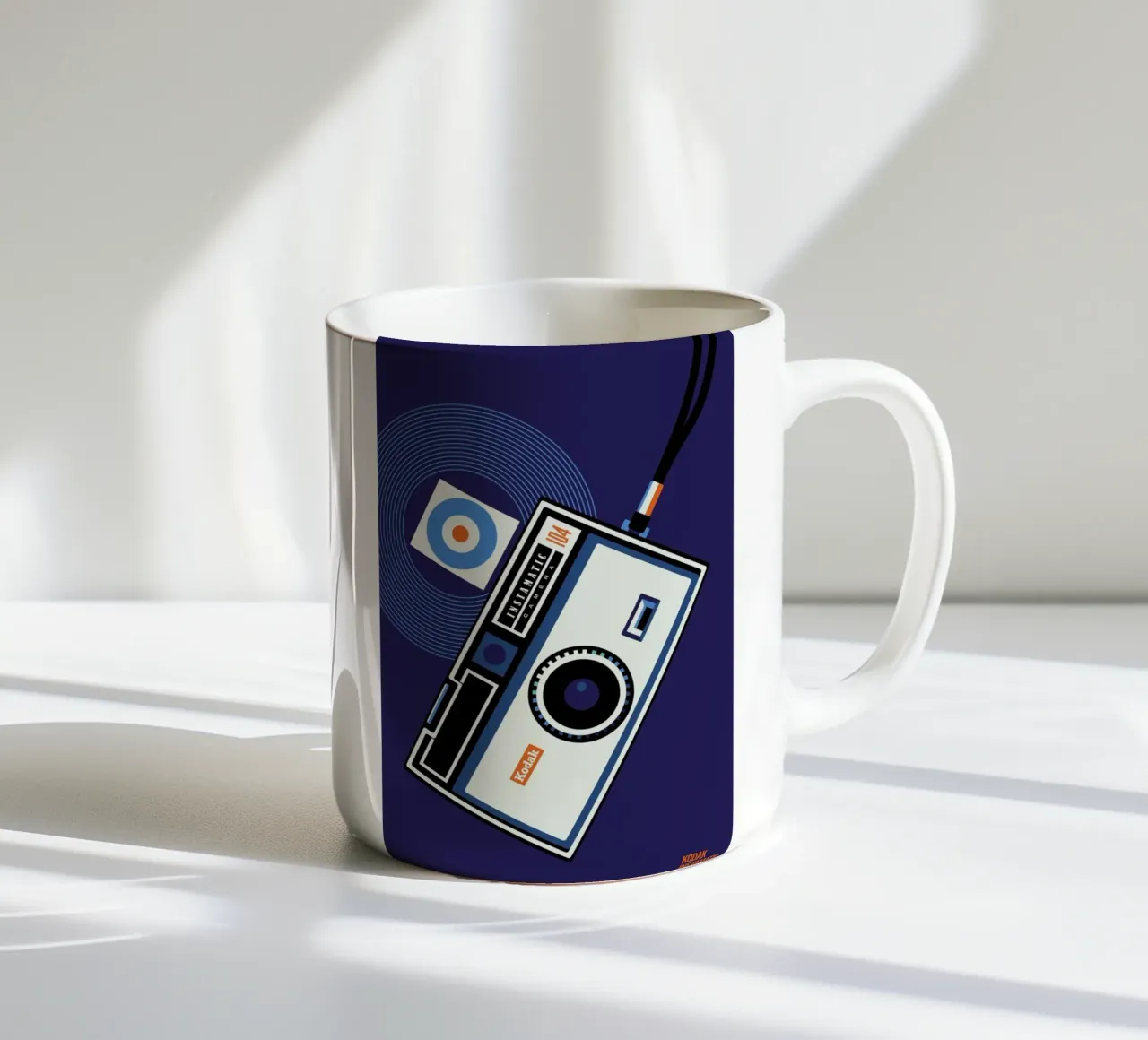 Icons Kodak Instamatic tazza in ceramica da Bo Lundberg
