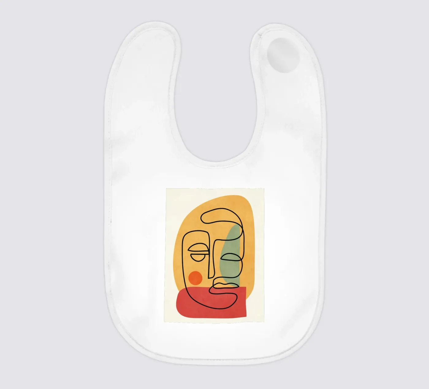 Abstract Faces 8 bavaglino da cityart