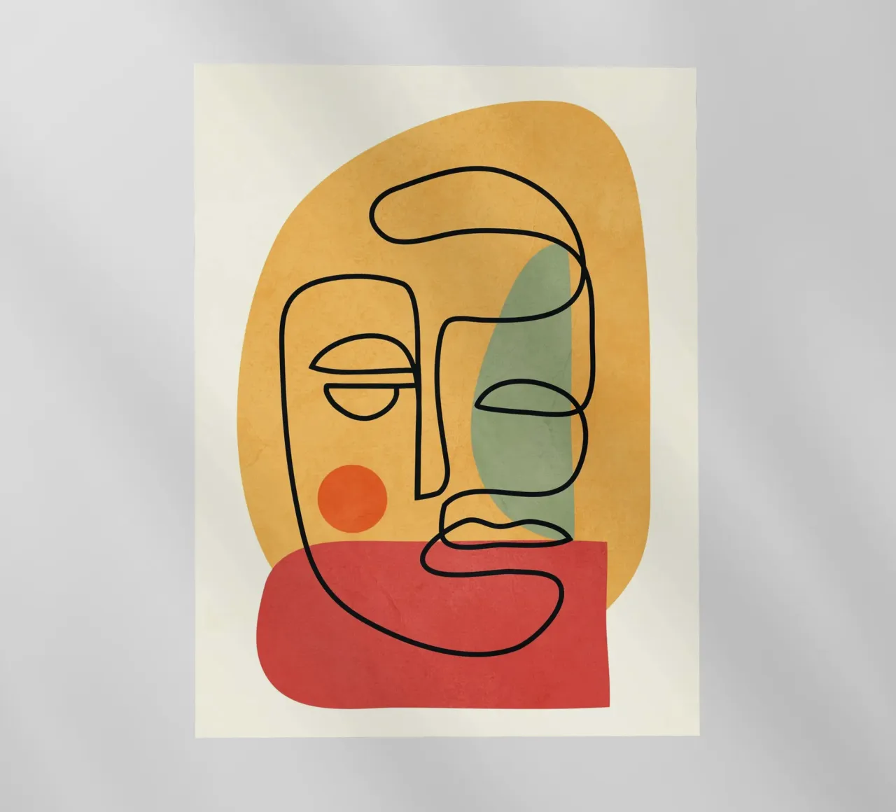 Abstract Faces 8 pellicola backlit da cityart