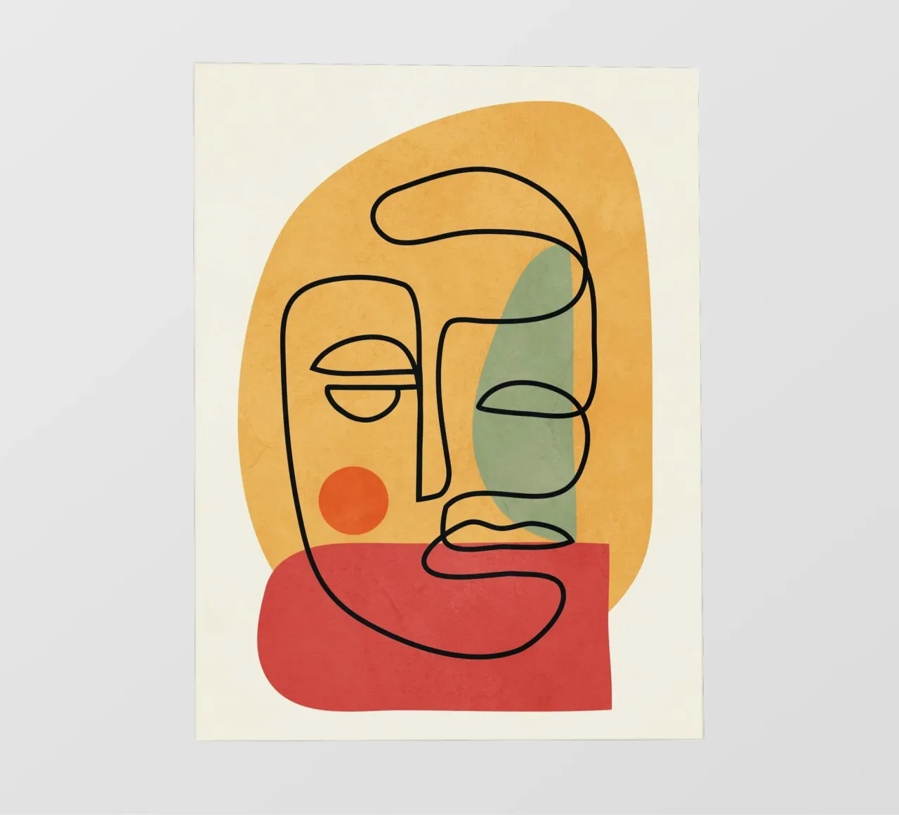 Abstract Faces 8 pellicola backlit da cityart