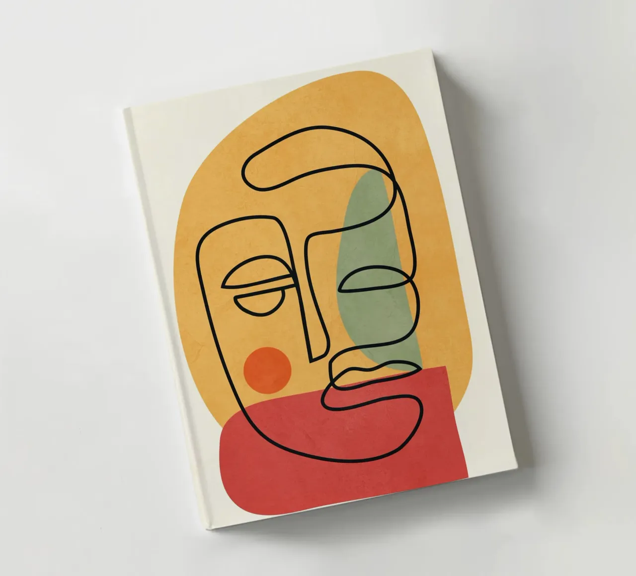 Abstract Faces 8 carnet de notes de cityart