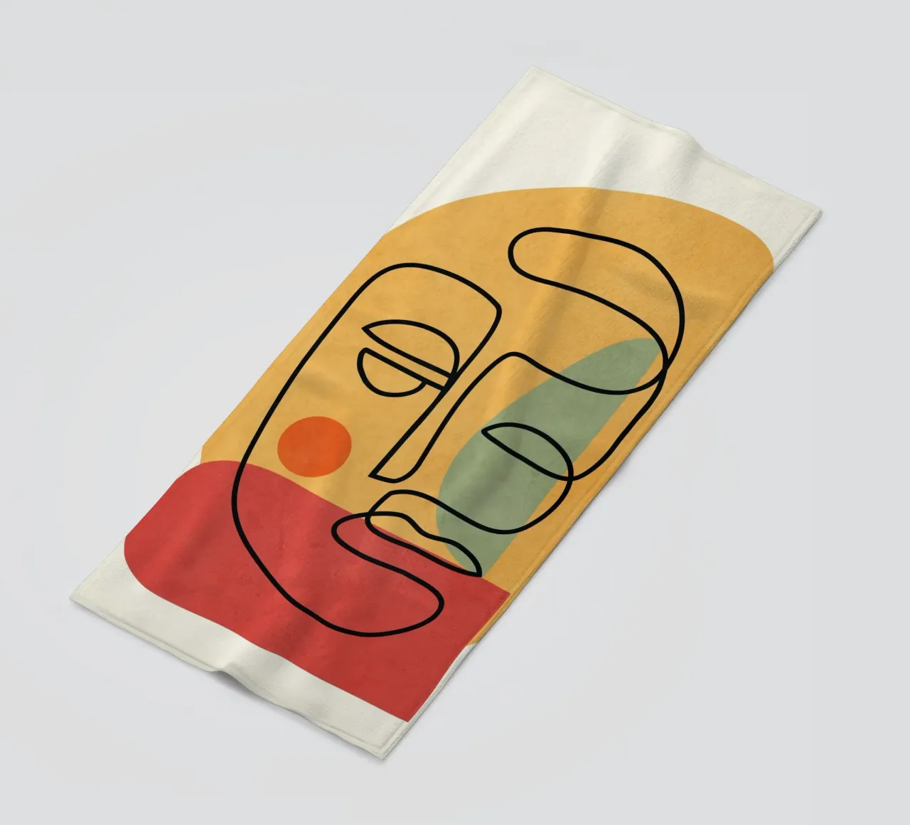 Abstract Faces 8 telo mare da cityart