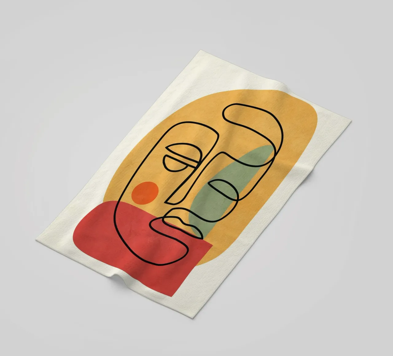 Abstract Faces 8 telo mare da cityart