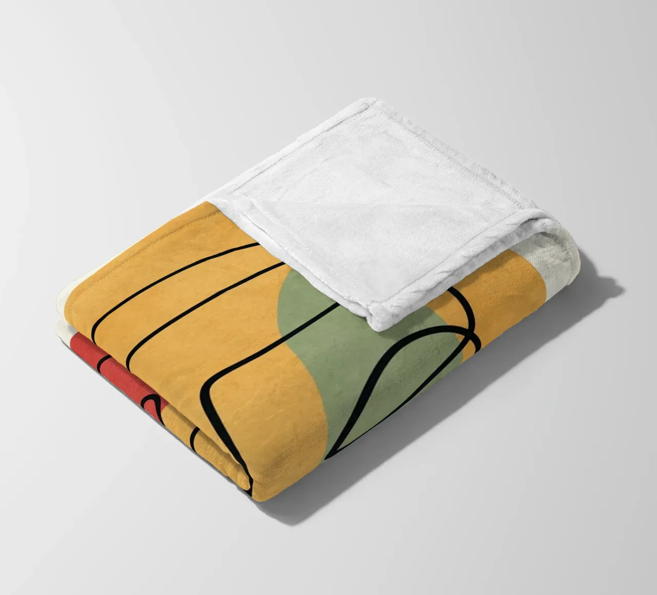 Abstract Faces 8 coperta in pile da cityart