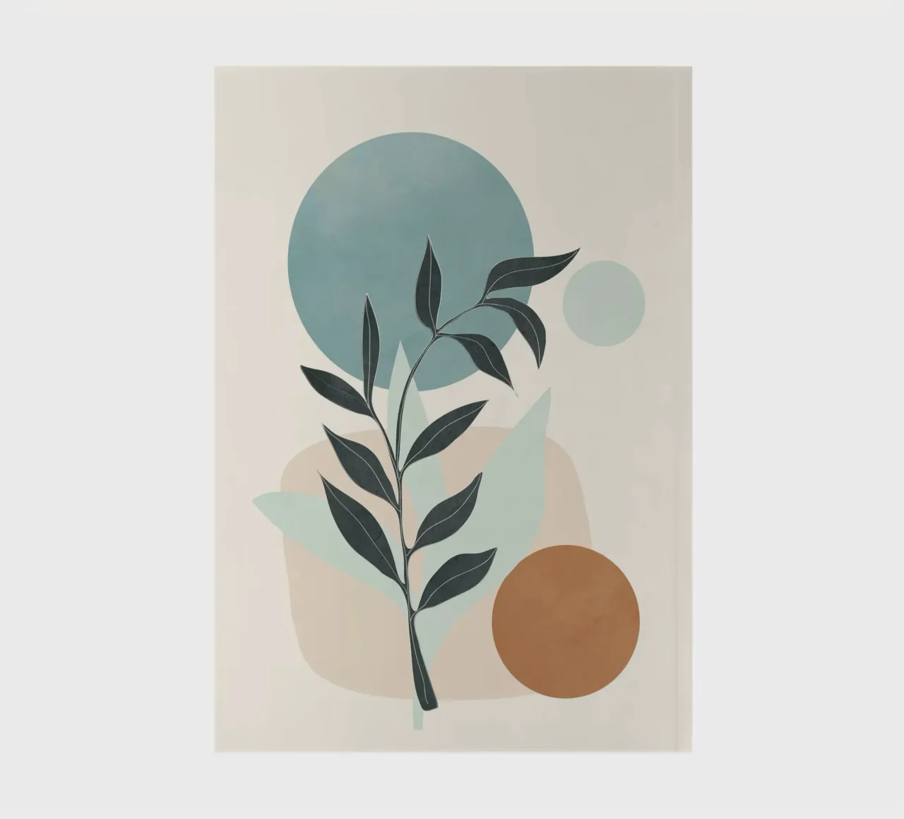 Azzurro Shapes No 2 Notizbuch von cityart
