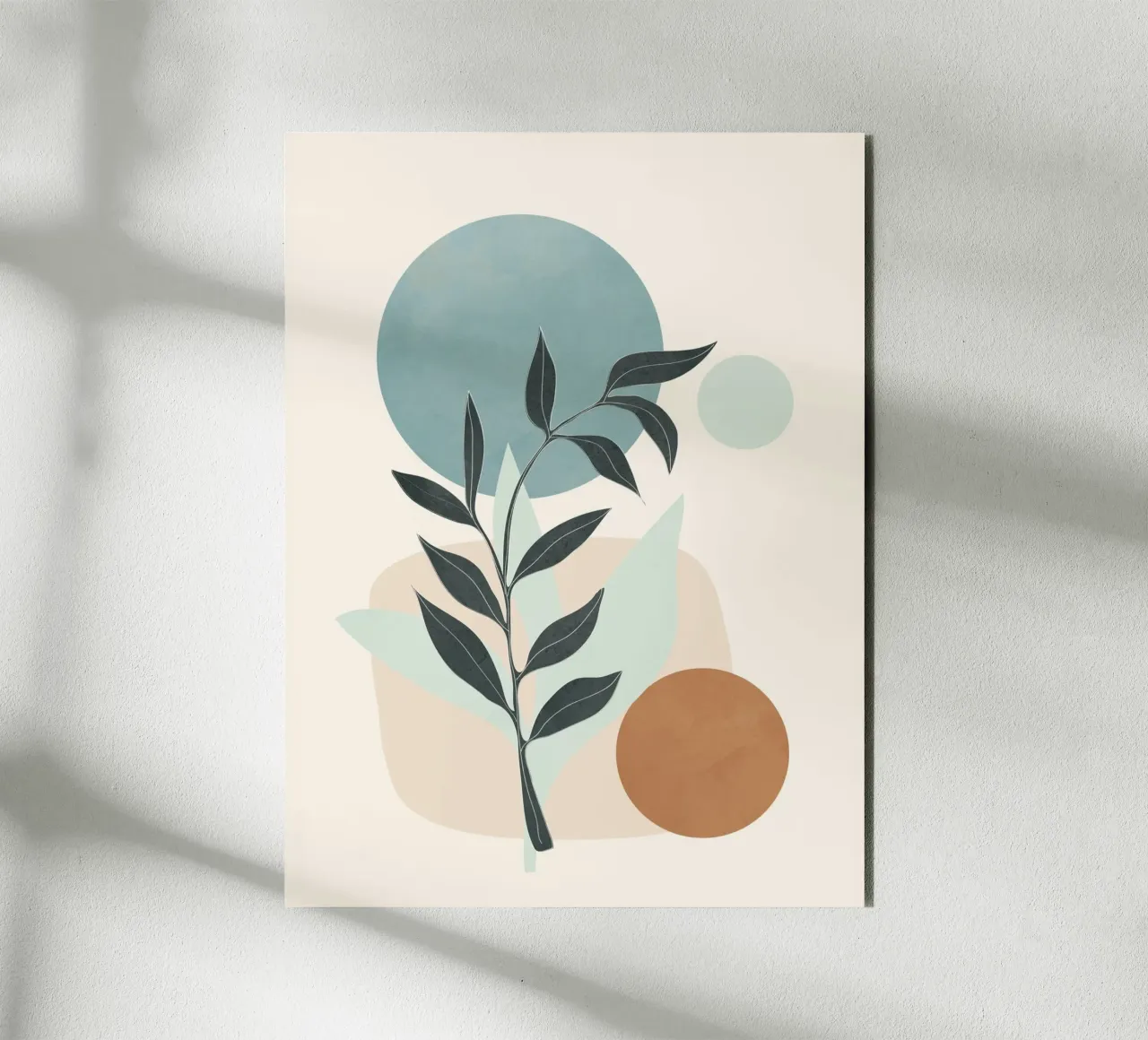 Azzurro Shapes No 2 alluminio dibond da cityart