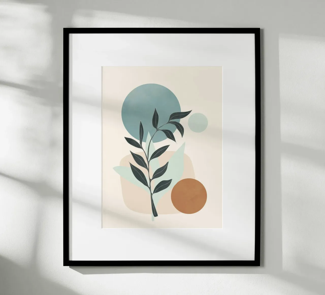 Azzurro Shapes No 2 poster da cityart