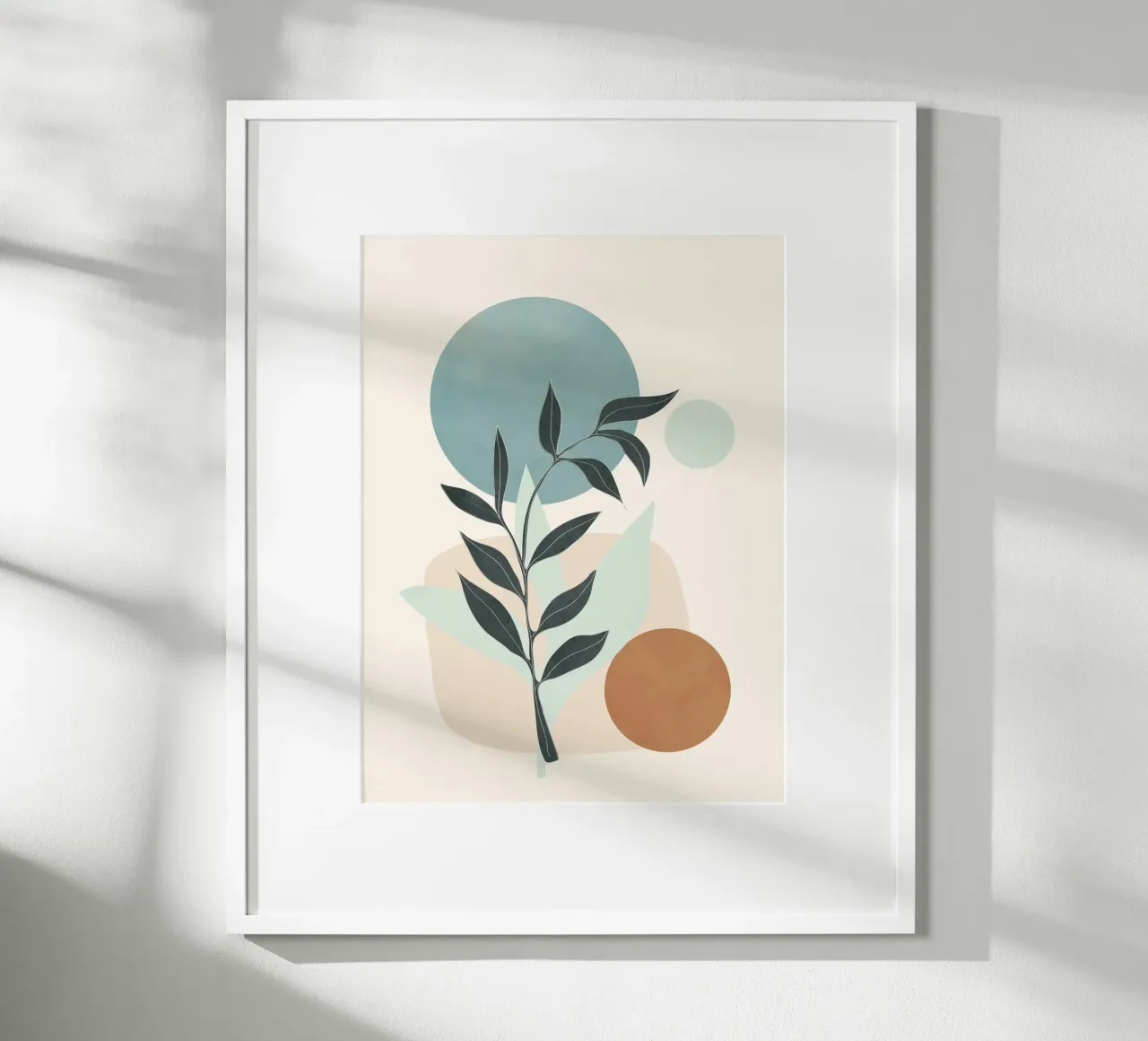 Azzurro Shapes No 2 poster da cityart