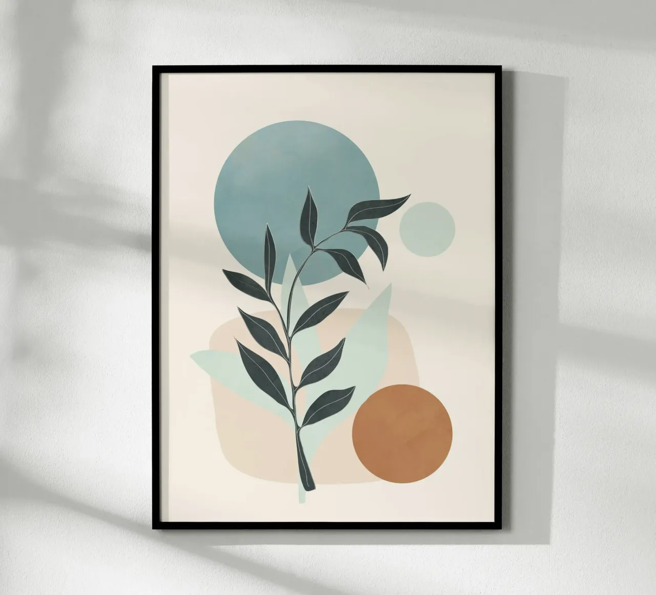 Azzurro Shapes No 2 poster da cityart