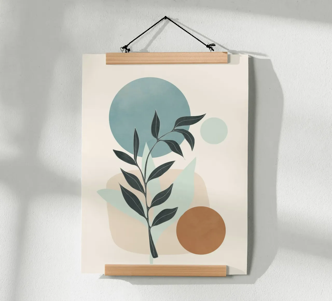 Azzurro Shapes No 2 poster da cityart