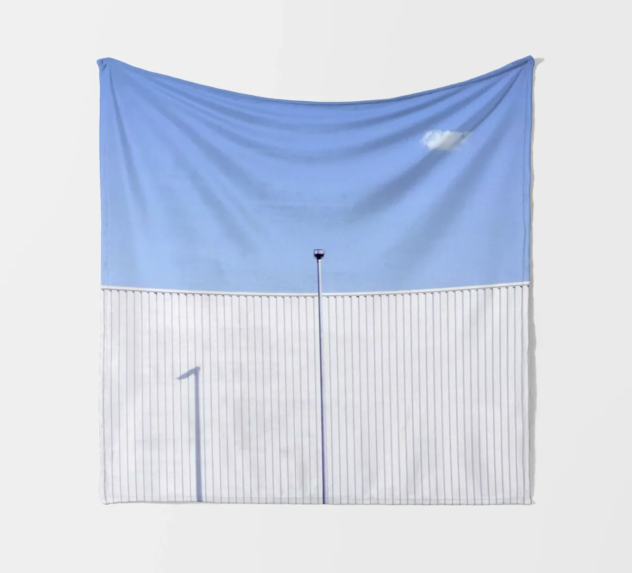 White Stripes fleece blanket by Rupert Höller