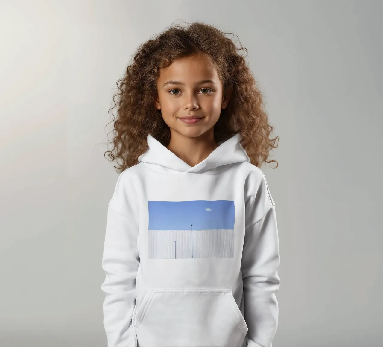 White Stripes kids hoodie by Rupert Höller