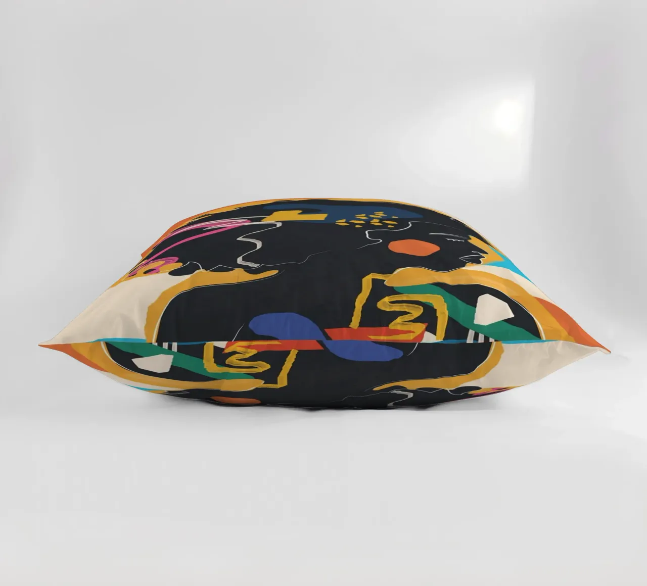 Modern Abstract Woman 4 cuscino da cityart