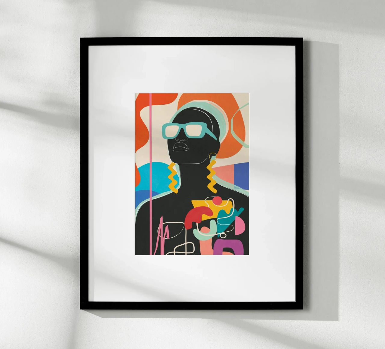 Modern Abstract Woman 7 poster by cityart