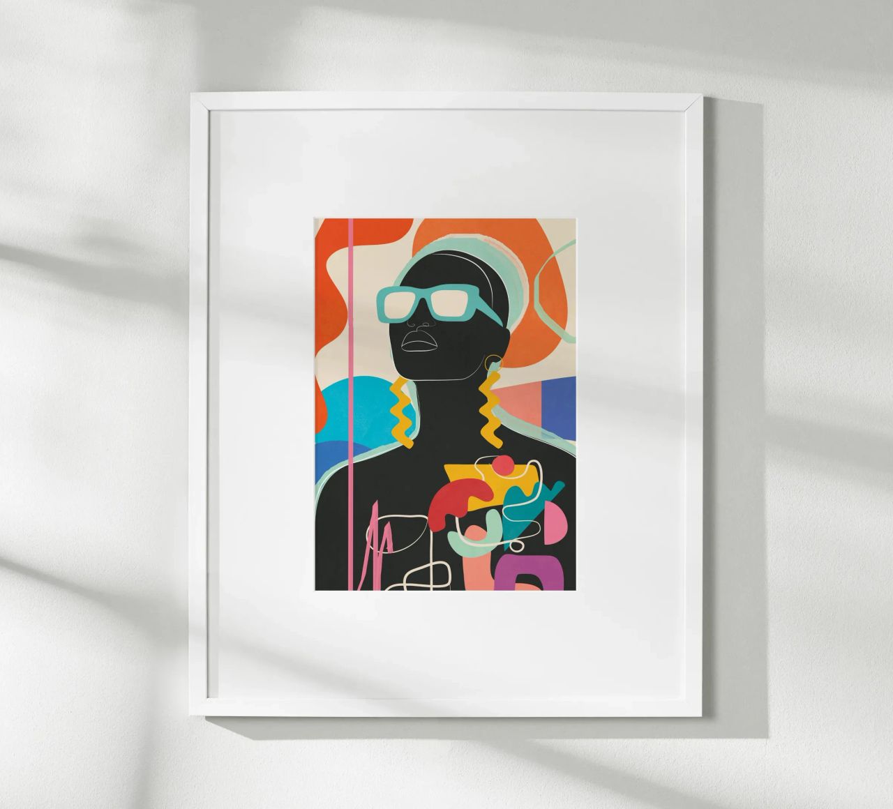 Modern Abstract Woman 7 poster by cityart