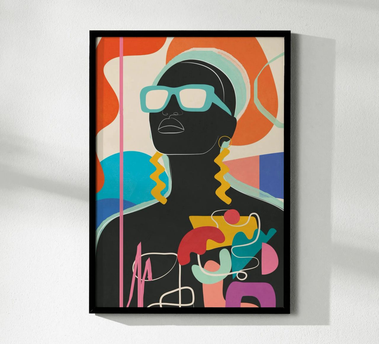Modern Abstract Woman 7 poster by cityart