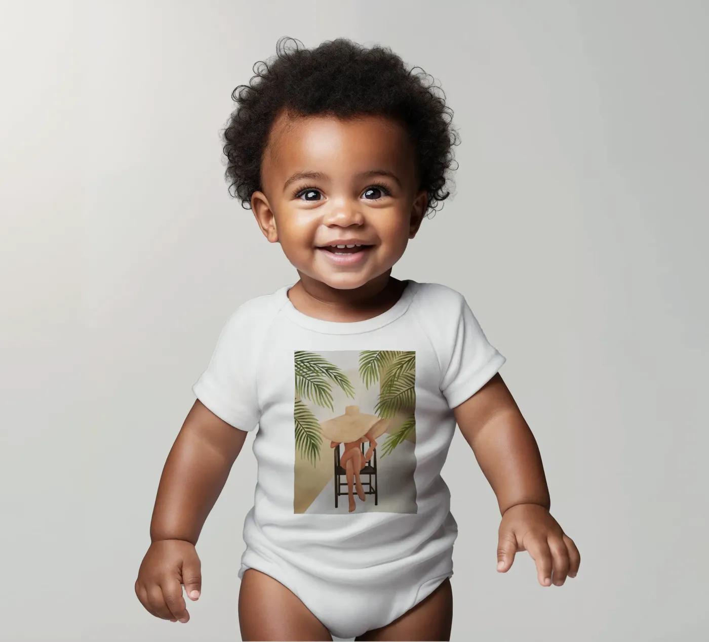 Hat babyrompertje korte mouwen van cityart