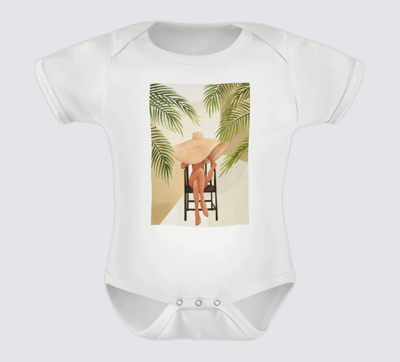 Hat babyrompertje korte mouwen van cityart