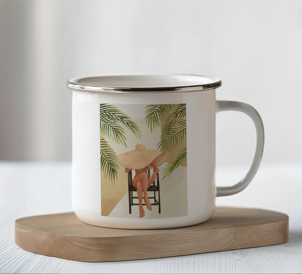 Hat tazza in smalto da cityart