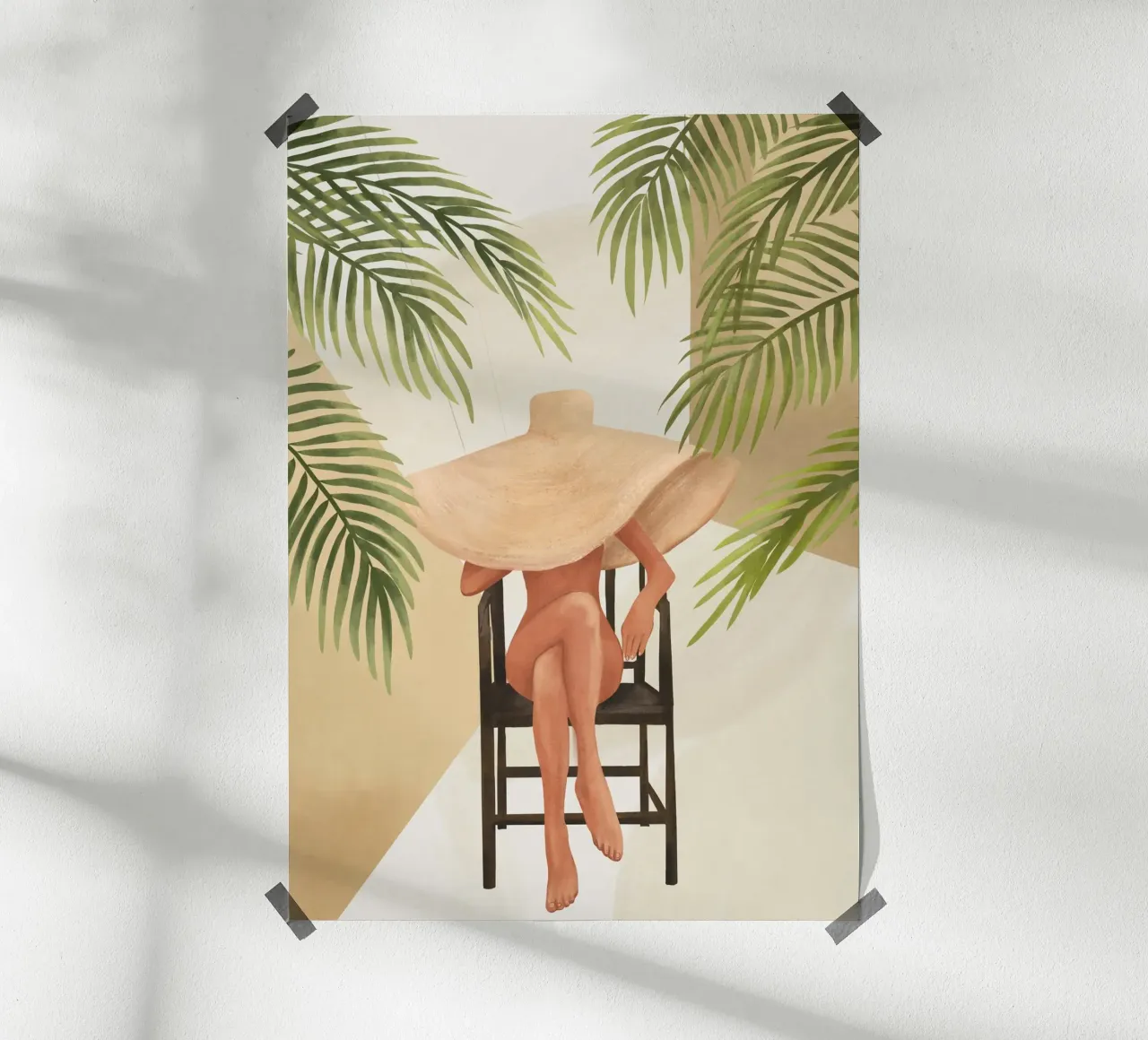 Hat poster con telaio in legno da cityart