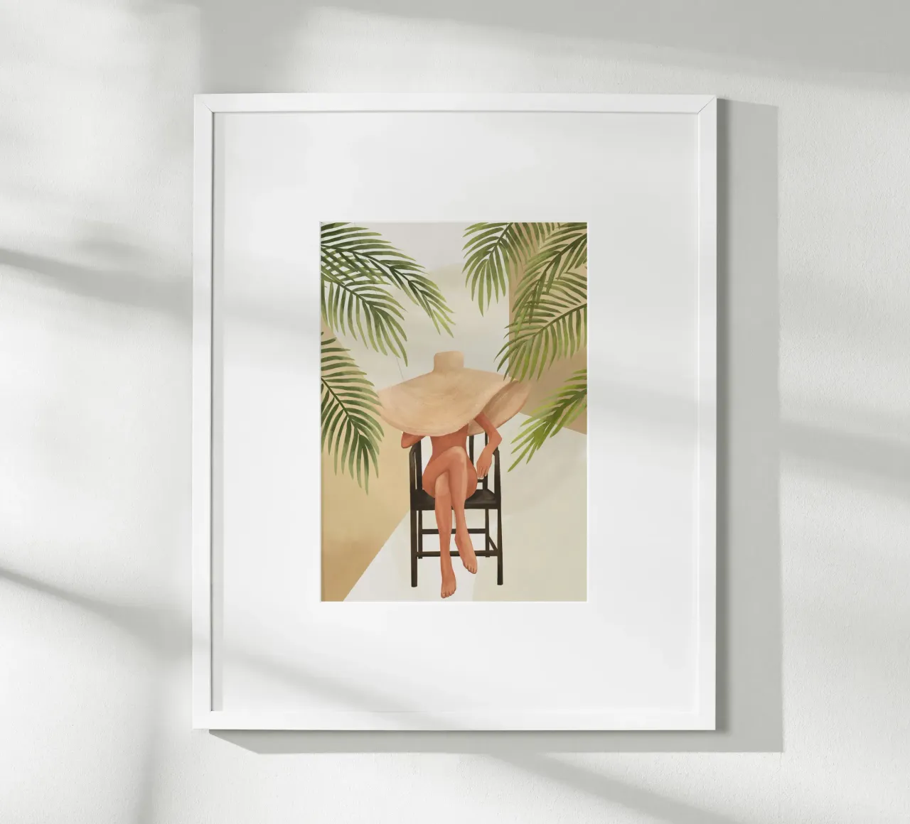 Hat poster con telaio in legno da cityart
