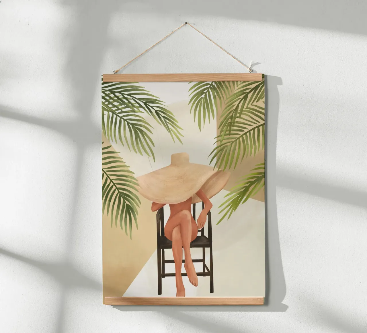 Hat poster con telaio in legno da cityart