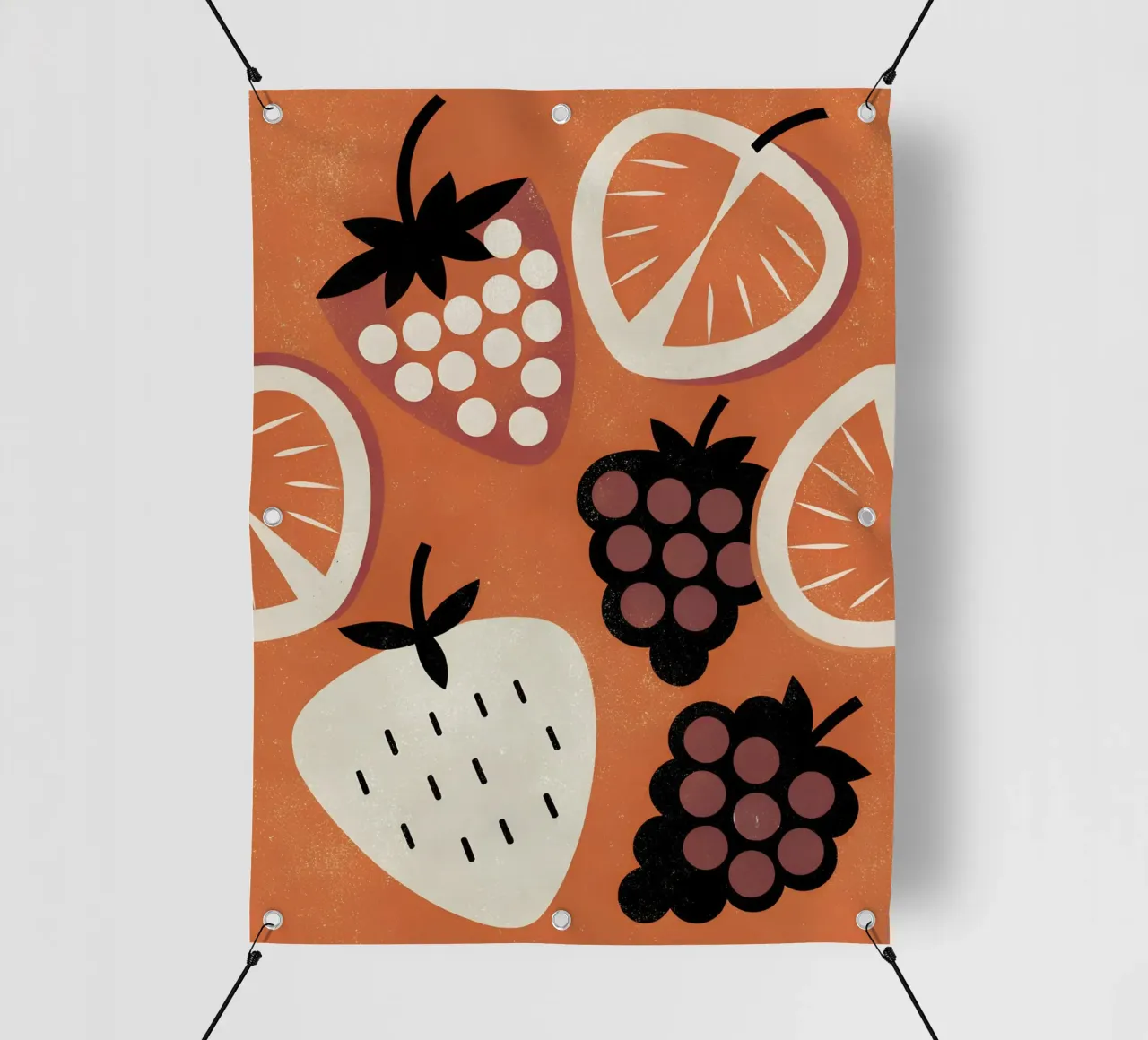 Frutti retrò pop telo in pvc da THE LATEST SHOP
