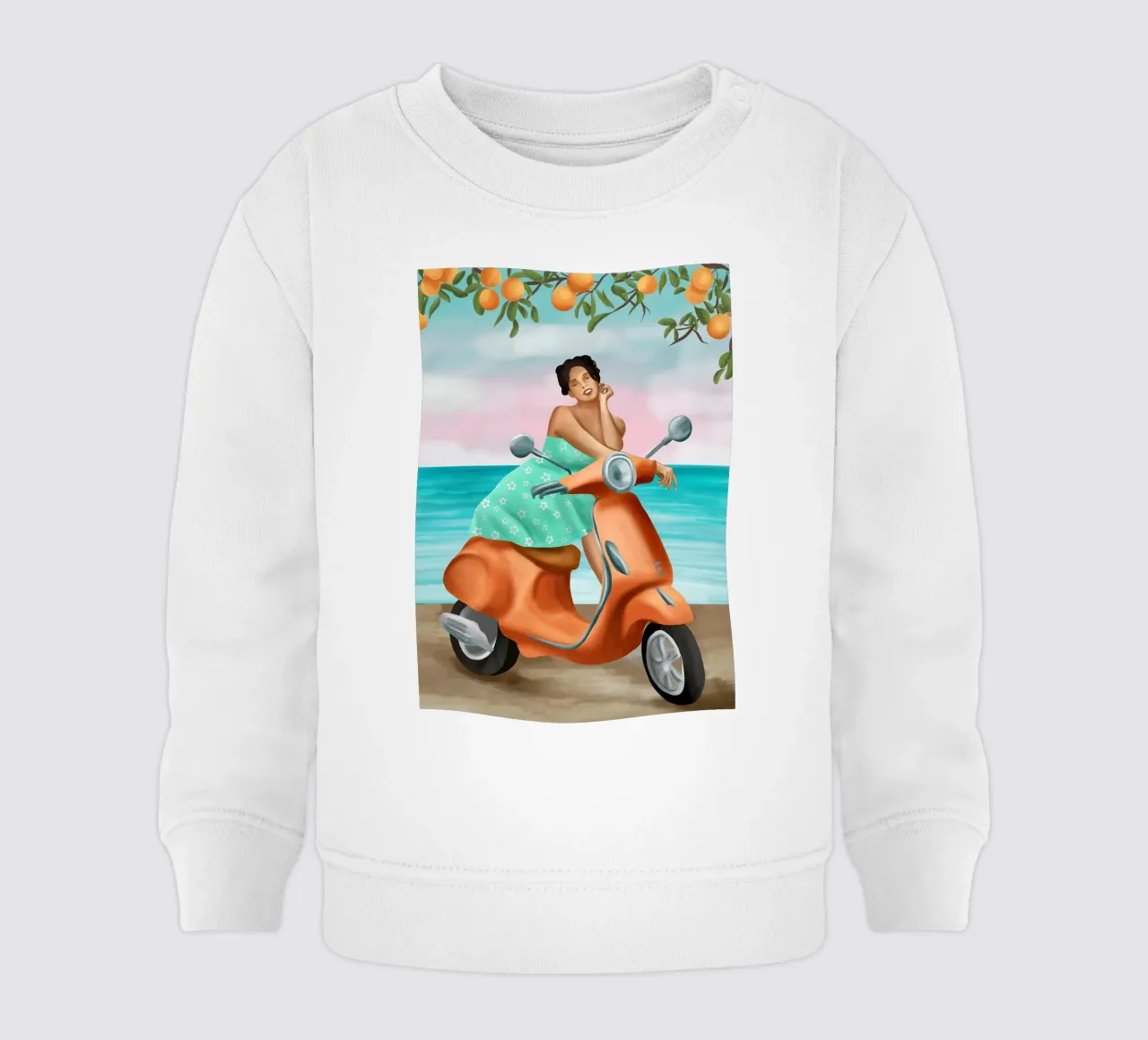 Seaside Reverie felpa neonato da cityart