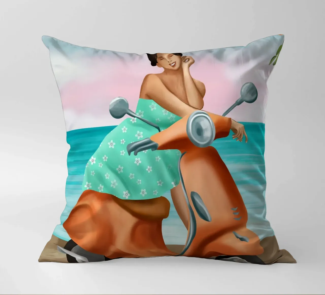 Seaside Reverie cuscino da cityart