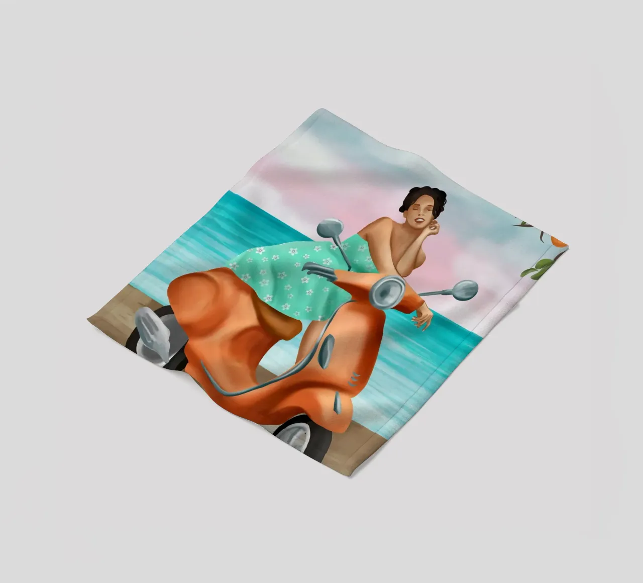 Seaside Reverie coperta in pile da cityart