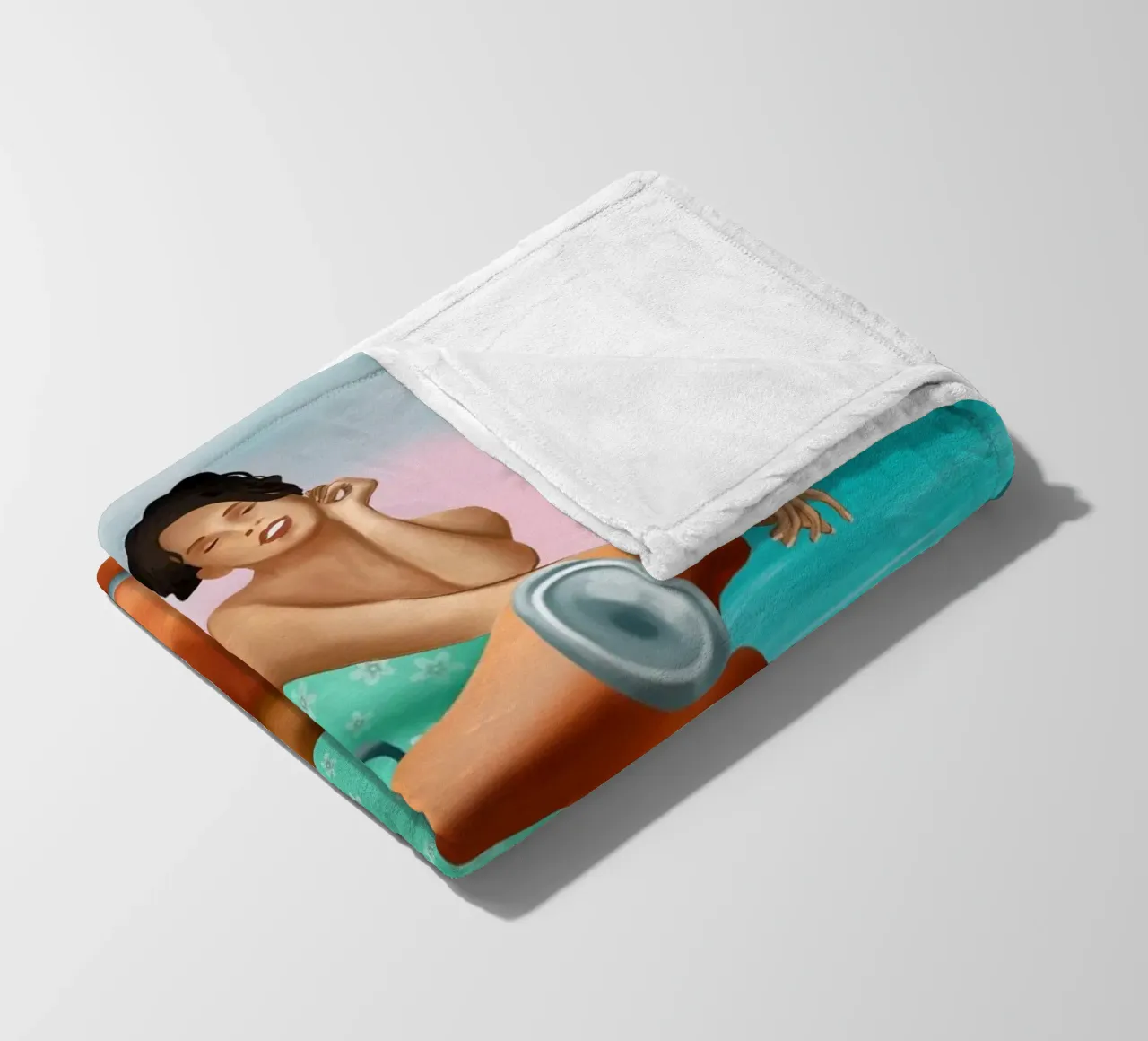 Seaside Reverie coperta in pile da cityart