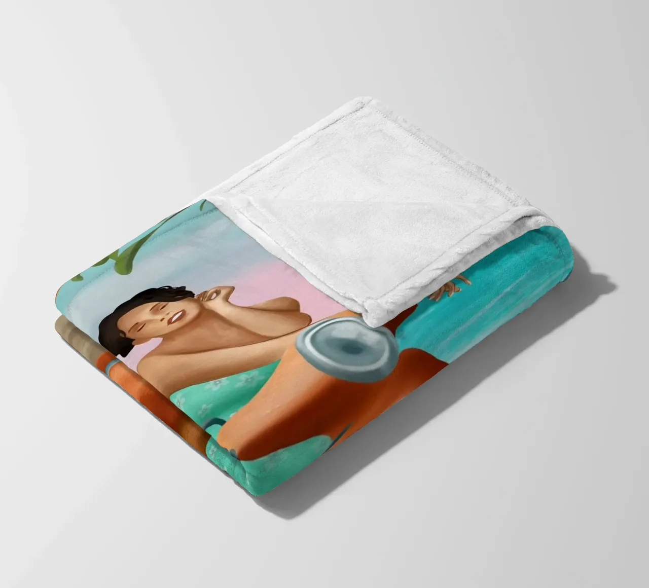 Seaside Reverie coperta in pile da cityart