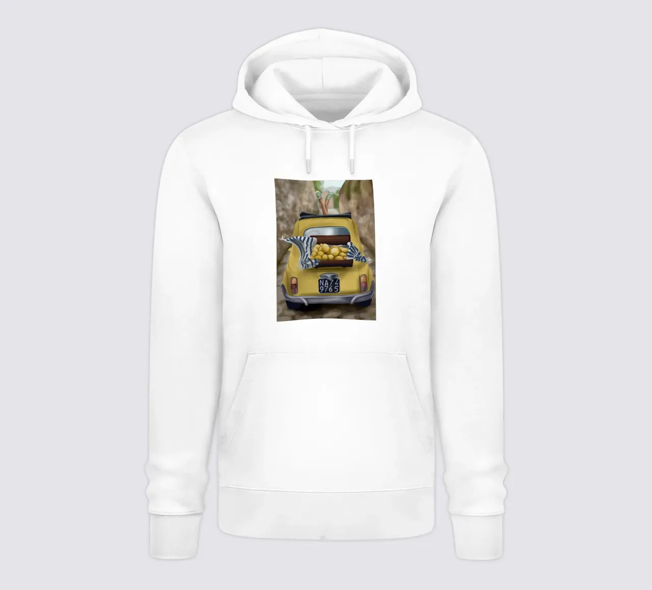 Sunny Side Up felpa con cappuccio da cityart